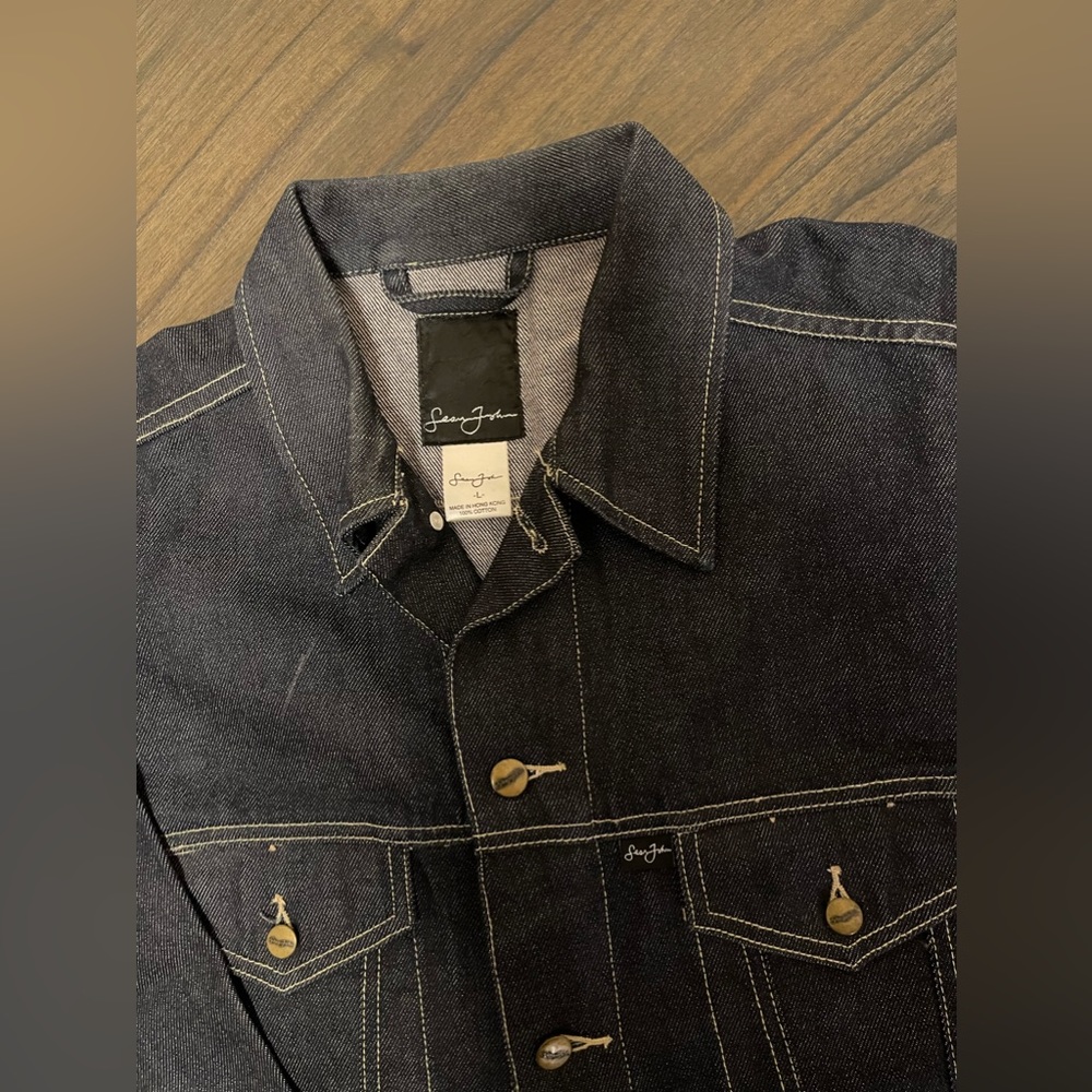 Vintage Sean John Jean jacket size Large - Picture 2 of 3